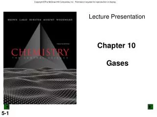 Chapter 10 Gases