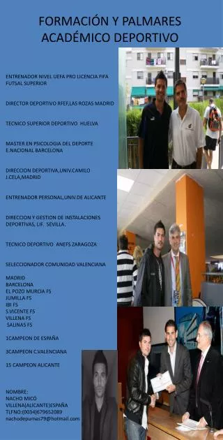 formaci n y palmares acad mico deportivo