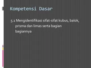 kompetensi dasar