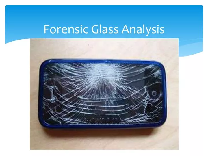 forensic glass analysis