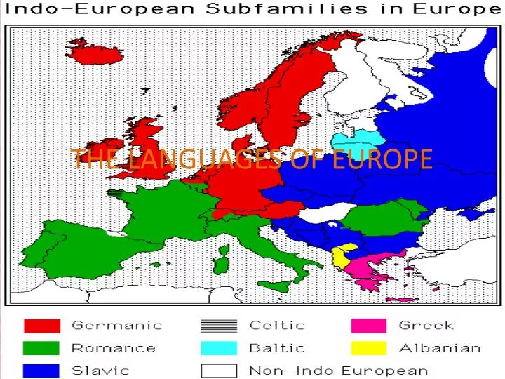 the languages of europe