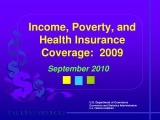 income poverty and health insurance coverage 2009