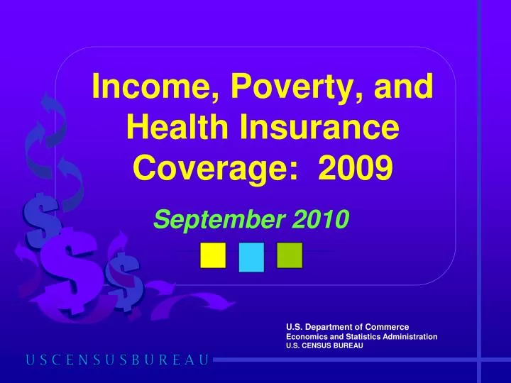 income poverty and health insurance coverage 2009