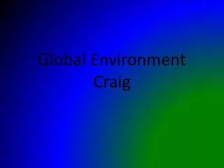 Global Environment Craig