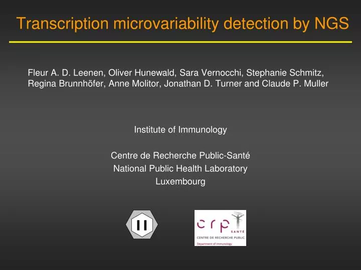 transcription microvariability detection by ngs