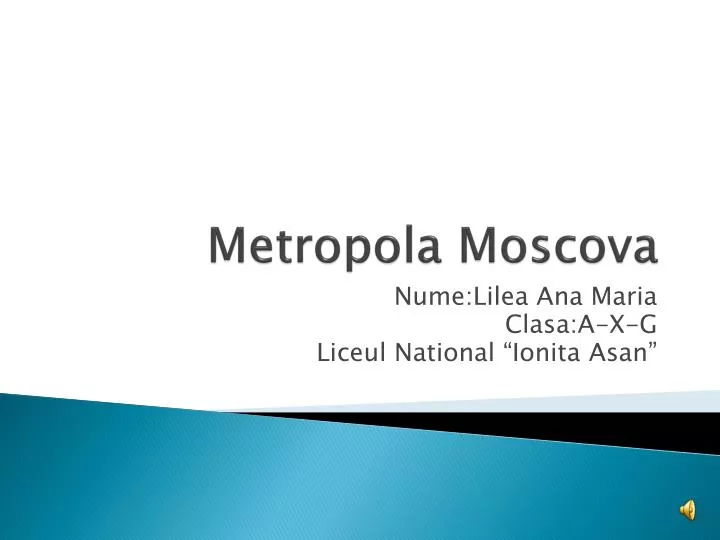 metropola moscova