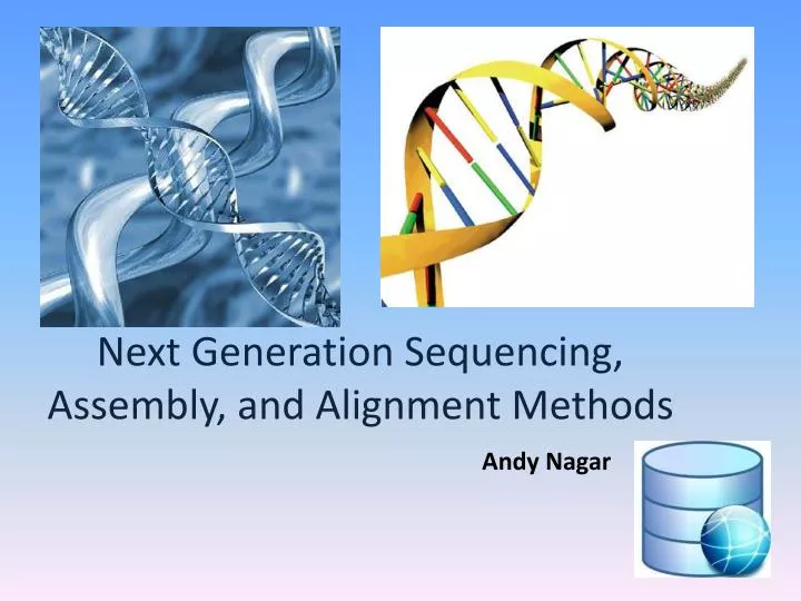 next generation sequencing assembly and alignment methods