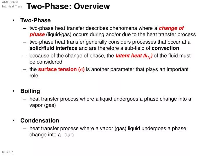 two phase overview