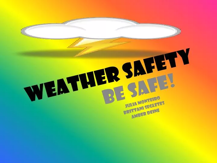weather safety presentation