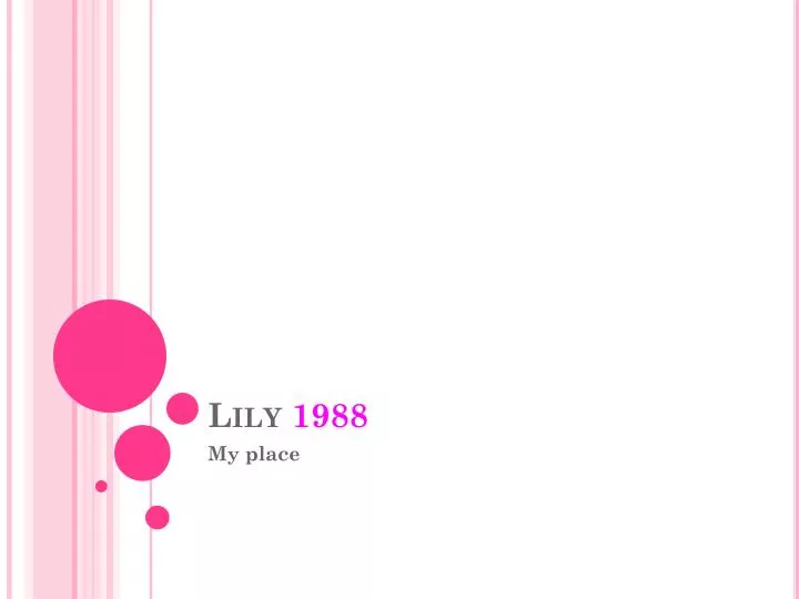 lily 1988