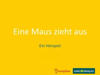 eine maus zieht aus