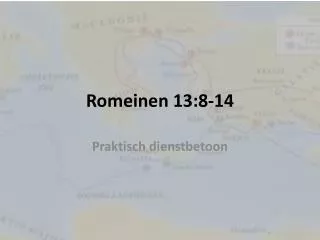 romeinen 13 8 14
