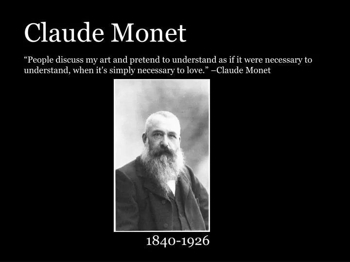 claude monet