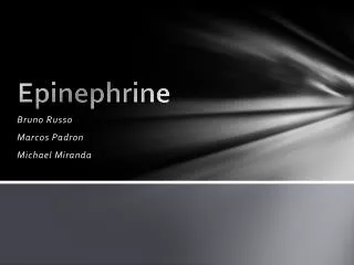 Epinephrine