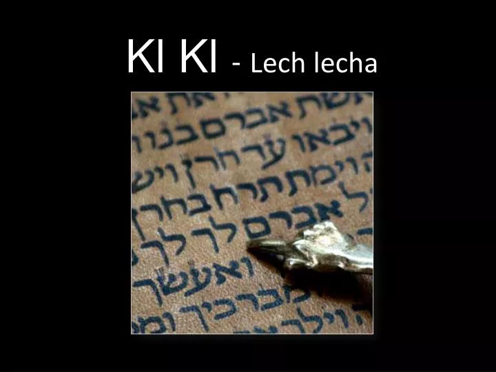 kl kl lech lecha