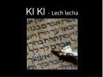 Kl Kl - Lech lecha - slide 1