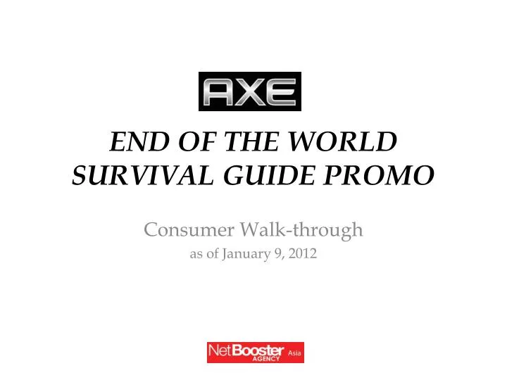 end of the world survival guide promo