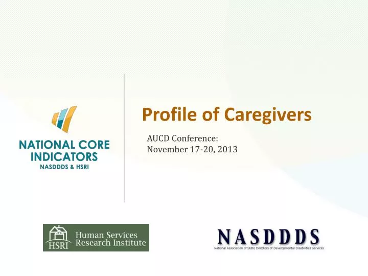 profile of caregivers