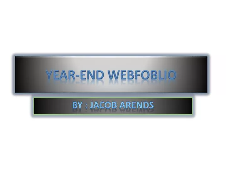 year end webfoblio