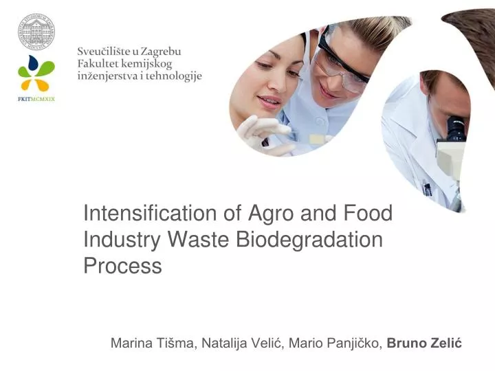 intensification of a gro and f ood i ndustry w aste b iodegradation p rocess