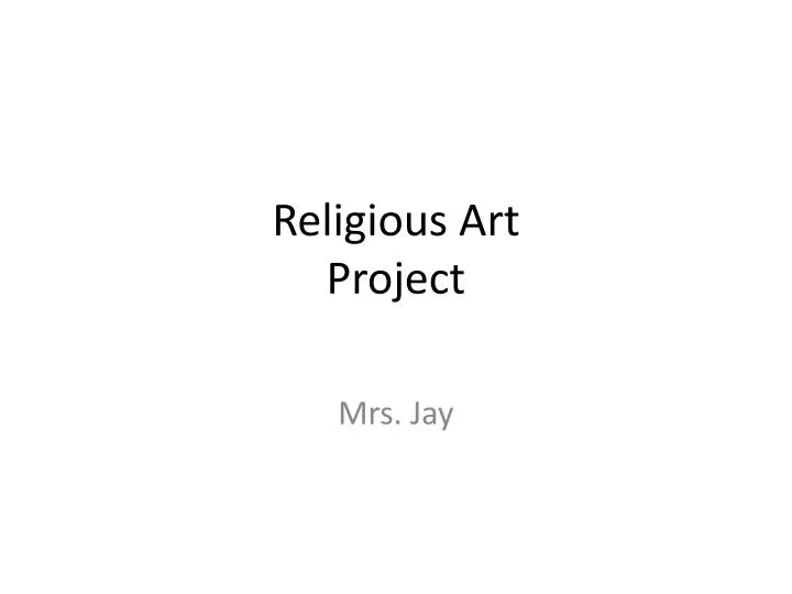 religious art project