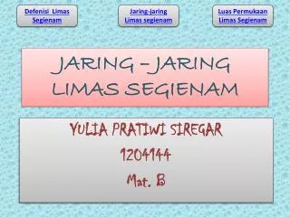 jaring jaring limas segienam