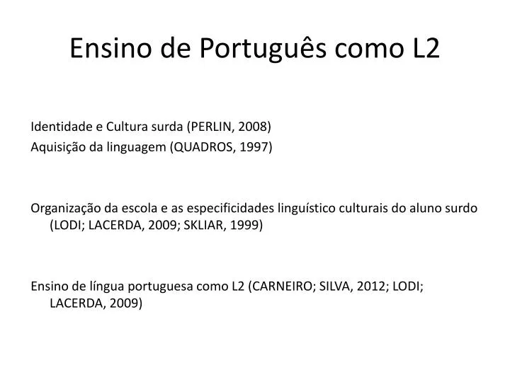 ensino de portugu s como l2