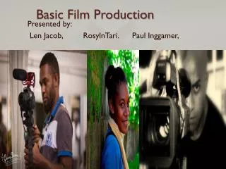 Basic Film Production