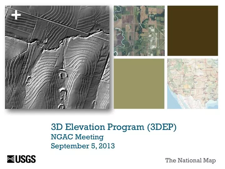 3d elevation program 3dep ngac meeting september 5 2013