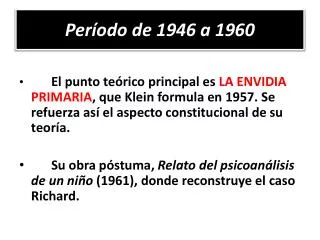 per odo de 1946 a 1960