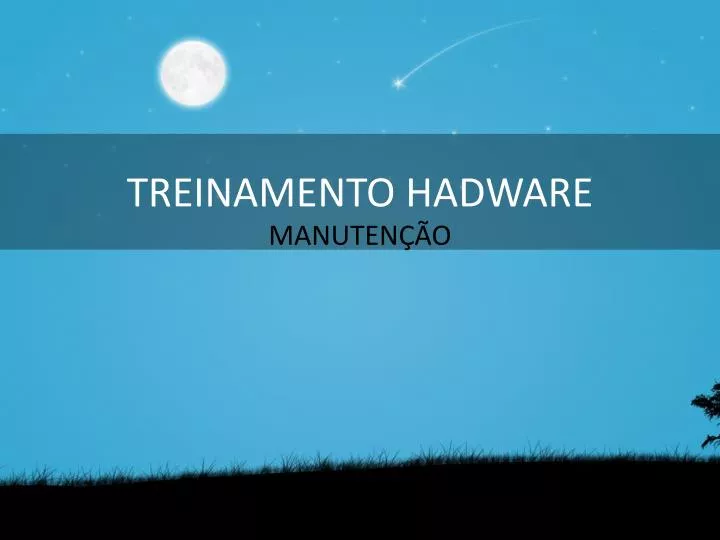 treinamento hadware