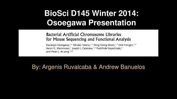 biosci d145 winter 2014 osoegawa presentation