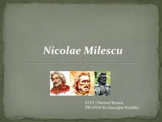 Nicolae Milescu