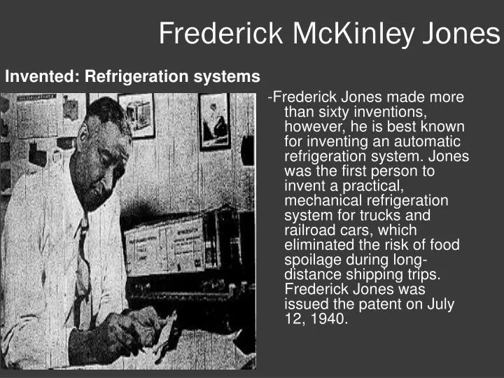 frederick mckinley jones