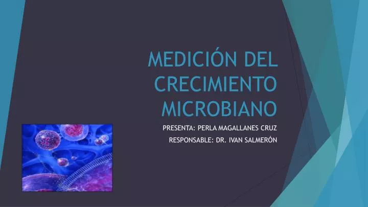 medici n del crecimiento microbiano