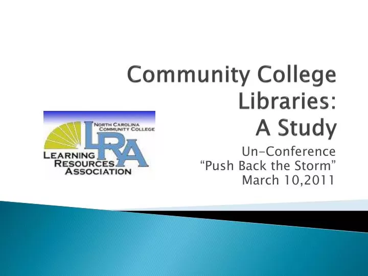 community college libraries a study