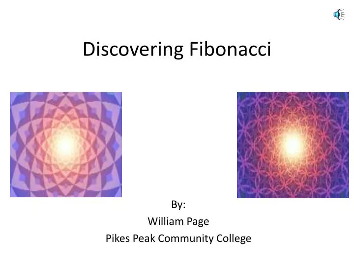 discovering fibonacci