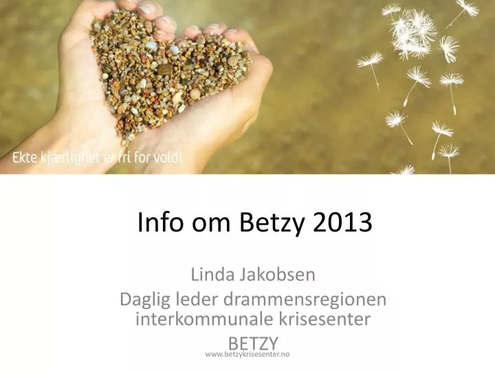 info om betzy 2013