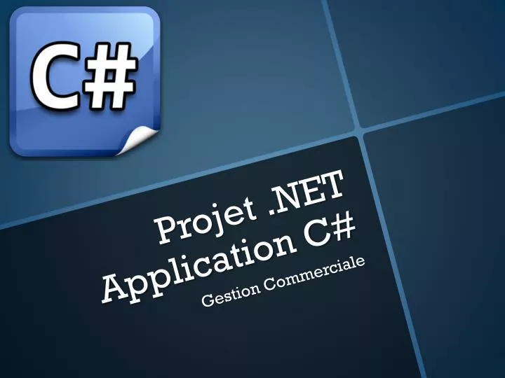 projet net application c
