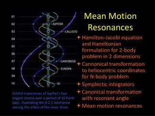 Mean Motion Resonances