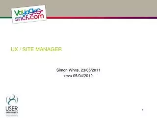 ux site manager