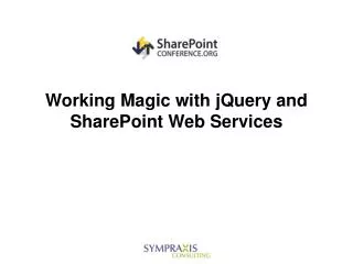 Working Magic with jQuery and SharePoint Web Services