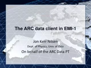 The ARC data client in EMI-1