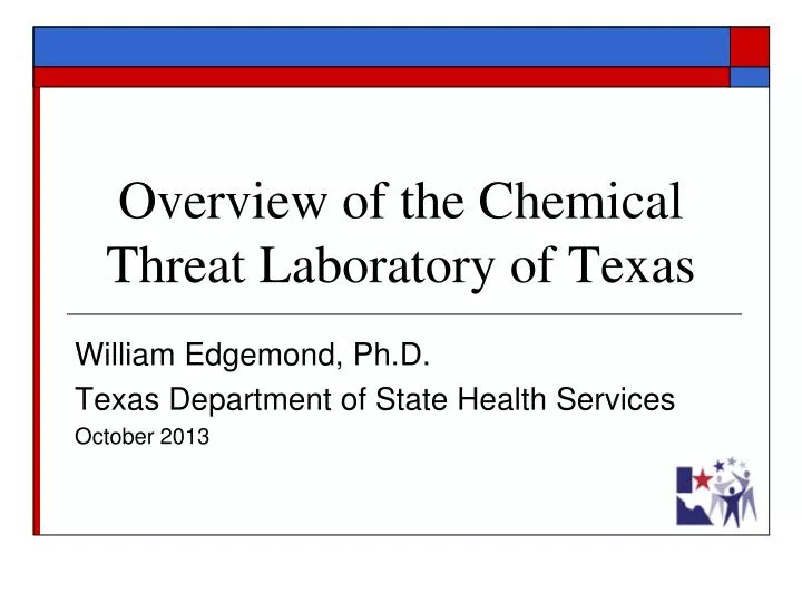 overview of the chemical threat laboratory of texas