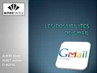 les possibilit s de gmail