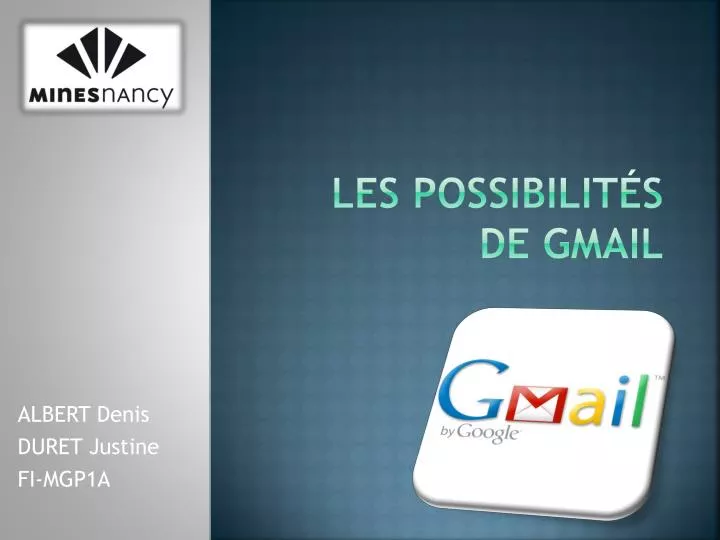 les possibilit s de gmail