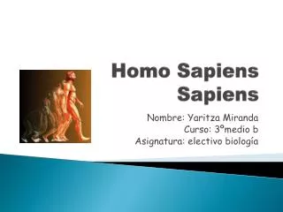 Homo Sapiens S apiens
