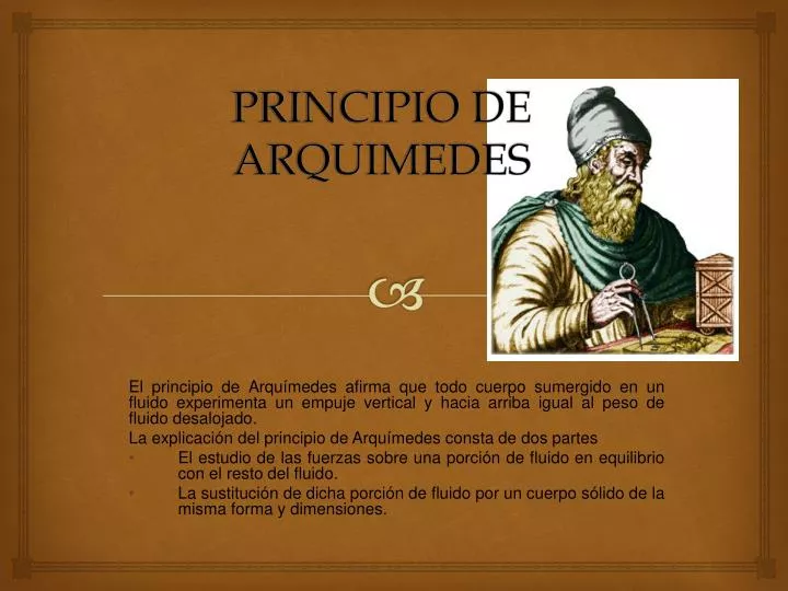principio de arquimedes
