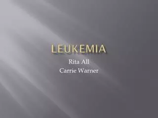 Leukemia