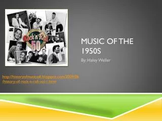 Music of the 1950s